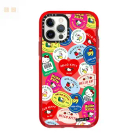 Kawaii Sanrio Hello Kitty Co Branded Casetify Protective Sheath Anime Cute Cartoon Iphone 15 Pro Max Phone Case New Iphone14Pro