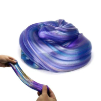 Ball Crystal Fluffy Slimes Cloud Glue Soft Polymer Clay for Slimes Kids Slimes Egg Anti-stress Light Plasticine Antistress Toys