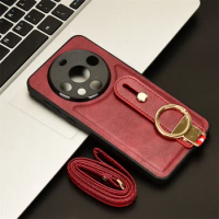 For Huawei Mate 60 Pro 5G Wristband Ring Case TPU Back Cover Dust Box Suitable for Huawei Mate 60 Pro ALN-AL00