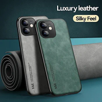 Magnetic Case For Oppo Find X5 Lite Pro X6 X3 X2 Neo A1 A1Pro Luxury Skin Sheepskin Leather Silicone Shockproof Cover Phone Case