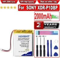 HSABAT 2000mAh SF-03 Battery for SONY XDR-P1DBP player