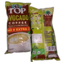 Top Coffee Avocado 198gr, Top Coffee Gula Aren Susu 243gr Top Coffee Avocado 198gr (Hijau)