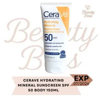 Cerave Mineral Sunscreen SPF 50 Body Lotion Tabir Surya Sunblock Badan SPF50 Body