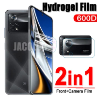 2in1 Soft Hydrogel Film For Xiaomi Poco X4 X3 GT NFC Pro 5G Pocco X 4 3 4GT 3GT 4Pro X4GT X4Pro 5 G Camera Lens Screen Protector