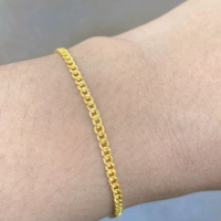 Gelang rante jalansatu 2 gram emas muda dewasa