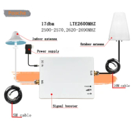 Hot Sale LTE2600 4G Mobile Signal Booster 4G Signal Amplifier Indoor LTE2600 Repeater Long Cover Range 300 sqm Indoor 4G Booster