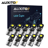 AUXITO 10Pcs T10 W5W Led Bulb Auto Interior Lights 12V 6000k Led Trunk Dome Lamp For Audi A6 C5 A1 A3 A4 B9 B8 B6 A6 C5