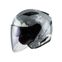 【SOL Helmets】SO-7E開放式安全帽 (探險者_灰/銀) ｜ SOL安全帽官方商城
