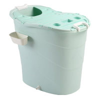 家用戶型泡澡神器保溫洗澡桶大人全身泡澡桶 加厚塑料沐浴桶 可坐