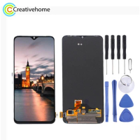 AMOLED Material LCD Screen and Digitizer Full Assembly with / without Frame For OnePlus 7