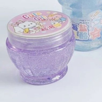 Slime Anak Mainan Edukasi Aneka Warna Slime Viral Kekinian lucu strawbery jeruk apel cupcake botol g