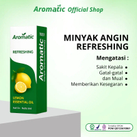 Aromatic 1001 Minyak Angin Masuk Angin Roll-On 8ml ORIGINAL Minyak Aromatic Lemon Essential Oil Hija