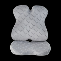 เซ็ตเบาะรองนั่ง + เบาะรองหลัง รุ่น Lunio Ergo Pro Back Cushion และ Lunio Ergo Pro Seat Cushion สีเทา