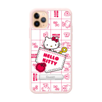 【apbs】三麗鷗 Kitty iPhone 11 Pro Max / 11 Pro / 11 減震立架手機殼(文雅凱蒂)