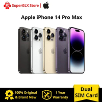 Apple iPhone 14 Pro Max A2896 iOS 16 Apple A16 Bionic 1TB/512GB/256GB/128GB ROM 6GB RAM Dual SIM IP68 dust/water Resistant NFC
