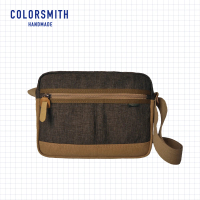 【COLORSMITH】UC．方型側背包．UC1126-A-BR(台灣原創品包包品牌)