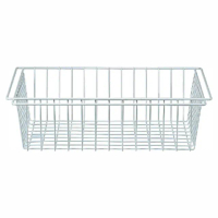 【MUJI 無印良品】SUS追加網籃/亮面淺灰/84(大型家具配送)