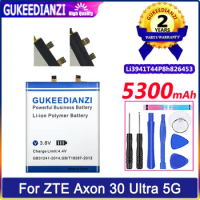 GUKEEDIANZI Battery Li3941T44P8h826453 5300mAh For ZTE Axon 30 Ultra 5G 31 ultra 31Ultra A30Ultra A2022P Batteries