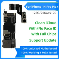 Unlocked 100%Tested For iPhone 14 PRO MAX logic board Support IOS update For iPhone 14 pro max Motherboard With Face ID