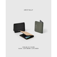 ABDSTORE | Airpuff Wallet - กระเป๋าสตางค์ กระเป๋าตังค์ กระเป๋าเงิน ใส่บัตร ผ้า nylon Japanese A03 คํ