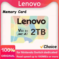 Lenovo SD Memory Card 2TB 1TB 512GB 256GB 128GB Micro Tarjeta SD Clase 10 Ultra Rapida Waterproof SD Card For Nintendo Switch