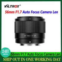 VILTROX 56mm F1.7 Camera Lens APS-C Auto Focus Portrait Lens For Fujifilm XF X-T4 X-T10 T200 Nikon Z5 Z6 Series Mount Cameras
