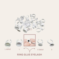 Ring Glue Eyelash Tempat Lem Eyelash Cincin isi 100
