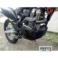 Paket Pelindung Mesin Bawah - Samping - Frame Honda CRF 150 L Hitam Merk SRX (COD)