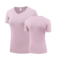 Women Training Tshirt Female Running Shirt Quick Dry Tops Short Sleeve Tights Compression Clothes Jogging Rashguard Blouse S-4XL
