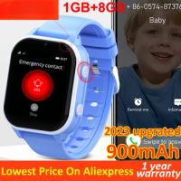 2024 4G Kids Smart Watch Phone 1GB+8GB GPS WIFI Location Video Call Remote Monitor SOS Track IP67 Waterproof Children Smartwatch