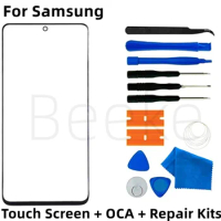 Replace For Samsung Galaxy A04 Core A04S A04E A14 A24 A34 A54 F54 5G Front Outer LCD Display Touch Screen Glass Lens + OCA Glue