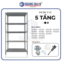 Kệ Sắt V Lỗ 5 TẦNG Nhiều Size Kệ Sắt Lắp Ghép Theo Yêu Cầu Hàng Có Sẵn SLL Giao Nhanh HCM Kệ V Lỗ Để