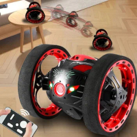 Jump Rc Stunt Car Toys for Boys Kids Girls Electric Off Road Remote Control Vehicles Children 2 To 4 3 5 6 7 8 9 Years Old Gifts