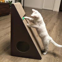 貓抓板柱窩貓窩瓦楞紙立式逗貓玩具磨爪防貓抓沙發貓抓柱貓咪用品