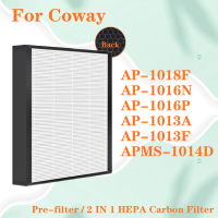 Đối với Máy lọc không khí Coway AP 1018F, AP 1016N, AP 1016P, AP 1013A, AP 1013F, APMS 1014D, Bộ lọc