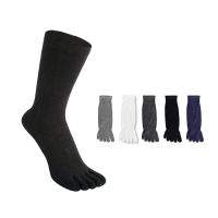 【FAV】6雙組/紳士五指襪/型號:AMG981(紳士襪/商務襪/中筒襪/五趾襪)