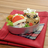 日本 ARNEST 聖誕老公公 麋鹿 飯糰模型 親子創意料理 飯糰 便當DIY 野餐 1組