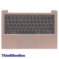 UK English Rose Pink Keyboard Upper Case Palmrest Shell Cover For Lenovo Ideapad S130 11 130S 11IGM 120S 11IAP 5CB0R61493