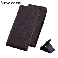 Genuine Leather Vertical Flip Phone Case For Xiaomi Redmi Note 10 Pro 5G/Redmi Note 10 5G Vertical Phone Case Up And Down Capa