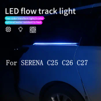 2pcs For SERENA C25 C26 C27 LED Track Light Atmosphere Light Door Light Guide Light Turn Signal Light decoration Light