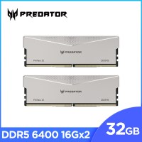 Acer Predator PALLAS II DDR5-6400 32GB(16G*2)(CL32) 銀