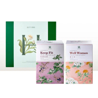 【JustHerb香草集】精選雙茶禮盒-附提袋(婦人茶/馬黛美型 禮盒推薦)