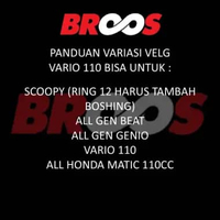 MotoBroos velg racing vrossi Venom Galaxy 2 | Palang 18 VARIO 110,VARIO 125/150,MIO M3,MIO SPORTY VA