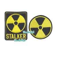 patch bordir stalker nuklir danger emblem logo setrika/velcro