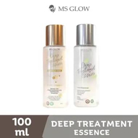 MS GLOW Deep Treatment Essence Kemasan 30 ML & 100 ML - Essence Salmon DNA - Essence Centella Asiati