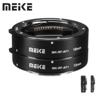 Meike MK-RF-AF1 Lens Adapters Metal Auto Focus Macro Extension Tube Ring 13mm 18mm for Canon EOS R EOS RP RF Series
