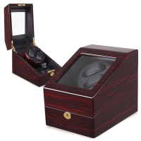 PARNIS BOX 原木鋼琴烤漆自動上鍊盒 (自動上鍊盒2+3)置錶盒 EB 碳培咖