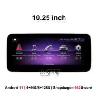 10.25 inch Android 12 Car Multimedia player for Mercedes Benz C-Class 205 W205 (NTG5.0 2015-2018)
