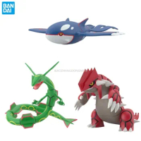In Stock Original Bandai Pokemon Scale World Kyogre, Rayquaza and Groudon Anime Model Toy Action Figure Collectible Gift