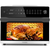 32QT Air Fryer Oven Toaster Oven Combo with Rotisserie 18-in-1 Convection Oven Countertop Digital Airfryer, 1800W